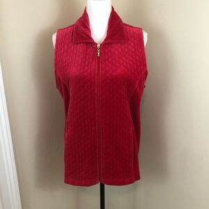 WHITE Stag quilted vest size L